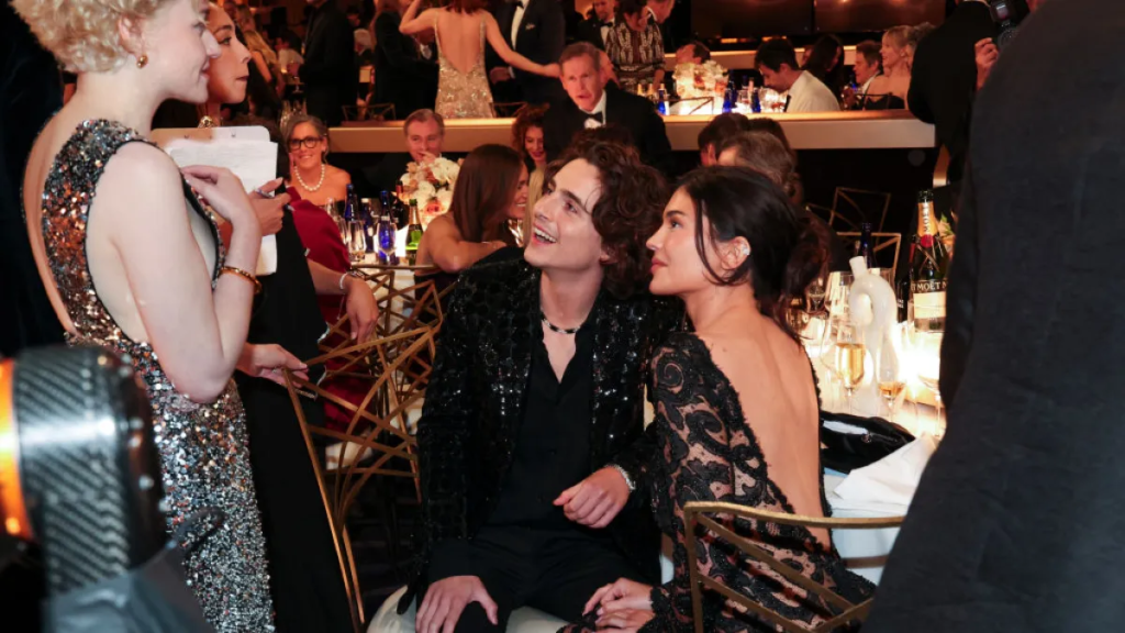 kylie jenner and timothee chalamet