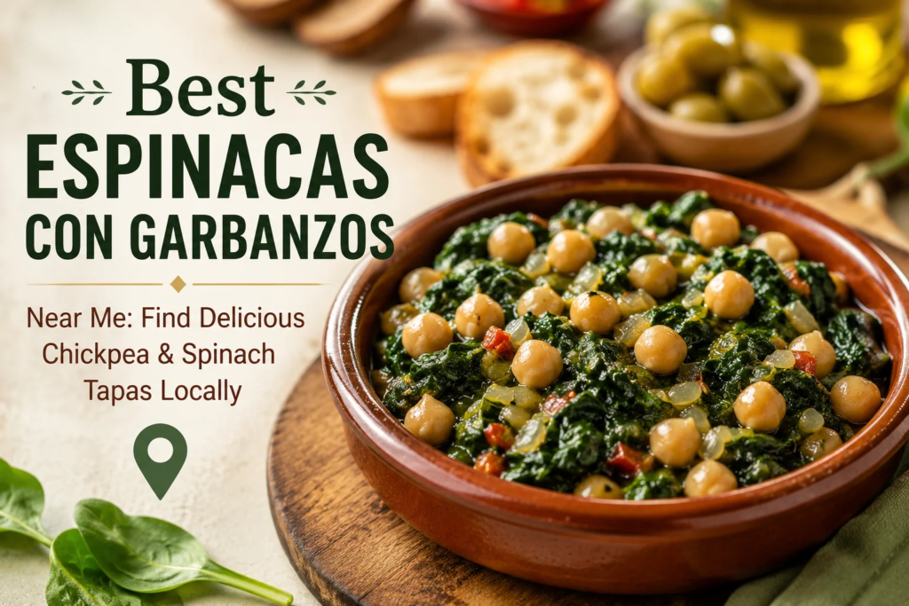 best espinacas con garbanzos near me